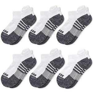 Kids Athletic Socks 6 Pairs Low Cut Cushioned Sports Socks Boys Girls Youth